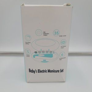 Baby Nail File Set Purple Electric Trimmer Infant Manicure Tools